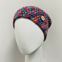 Czapka beanie smerf kolorowa szydełkowa NEONOWA