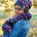 Czapka MERINO 50% EXPLORER "Pokojowe granaty"