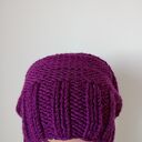 Fioletowa czapa czapka