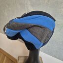 Czapka norweski wzorek smerfetka na podszewce, dobra na codzienne noszenie, uniwersalna, polecam polec