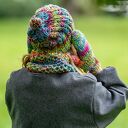 Czapka MERINO Smile “Cukierki” podszewka BAWEŁNA