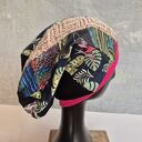 Czapka na podszewce kolorowa patchworkowa rękodzieło świetna na codzienne noszenie