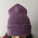 Wygodna czapka beanie z wełny merino handmade