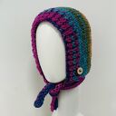 Kolorowa bonetka balaclava kominiarka wiązany kaptur zamiast czapki