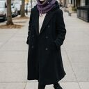 Balaclava oversize - kominiarka kaptur z wełną merino (kapturokomin)