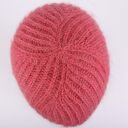 Czapka w malinowym kolorze