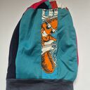 Czapka smerfetka patchworkowa na podszewce świetna na codzienne noszenie polecam boks x1