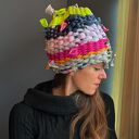 Piękna, kolorowa, oryginalna czapka. Idealna na mroźną zimę