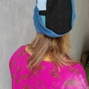 Czapka niebieska smerfetka na podszewce uniwersalna unisex, box a1