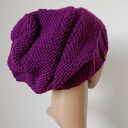 Fioletowa czapa czapka