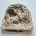 Czapka futrzana sztuczne futro kolor brązowy na podszewce, szyta ręcznie, rękodzieło obwód głowy uni