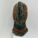 Balaclava kominiarka kaptur z kominem zamiast czapki handmade