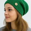 Czapka całoroczna przejściowa cienka bawełna s/m unisex soczysta