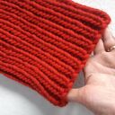 Grubas z alpaką czapka unsex czapa na srogą zimę:)