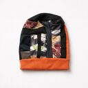 Czapka damska Smerfetka patchworkowa, na podszewce dobra na codzienne noszenie, wykonana w pojedyncz