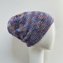 Kolorowa czapka all season S/M - cienka beanie (55% bawełny i 45% akryl)