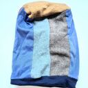 Czapka kratka wzorek smerfetka na podszewce, dobra na codzienne noszenie, uniwersalna, polecam polecam