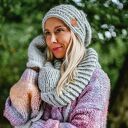 Czapka MERINO This is it “Wybielony szary”