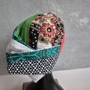 Czapka turbanowa kolorowa na podszewce rozmiar uniwersalny świetna na codzienne noszenie polecam Box