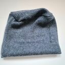 Ciepła niebieska czapka wełniana unisex Smerfetka na podszewce - rozmiar uniwersalny