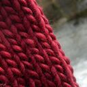 Syberianka bordo 100% wool czapa