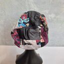 Czapka na podszewce kolorowa patchworkowa rękodzieło świetna na codzienne noszenie polecam rozmiar