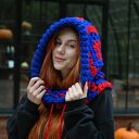 Balaclava ręcznie szydełkowana