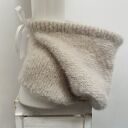 Balaclava ślubna Anti-Bride z alpaki i merino ręczna robota marcepan