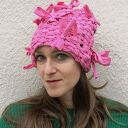 Tkana czapka Cukierek