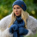 Czapka MERINO This is it “Ciemny niebieski”