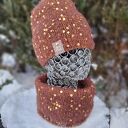 Komplet zimowy czakoladowy