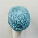 Czapka całoroczna przejściowa cienka bawełna s/m aqua