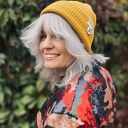 Czapka beanie z bawełny logo kolorowe “Miodowa musztarda”