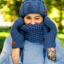 Czapka MERINO Euforia “Ciemny niebieski”