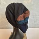 Czapka meska damska unisex czarna smerfetka wiosenna uniwersalna na podszewce świetna