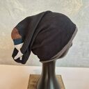 Czapka meska damska unisex czarna smerfetka wiosenna uniwersalna na podszewce świetna na codzienne n