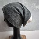 Czapka szara na podszewce damska rozmiar uniwersalny Góra kolorowa polecam boks W1