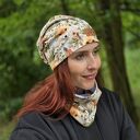 Czapka w liski bawełna