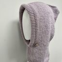 Ręcznie robiona balaclava kapturokomin czapka bawełna i alpaka