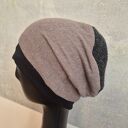 Czapka kolory ziemi rękodzieło