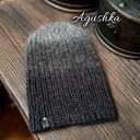 Czapka slouchy beanie. Kaszmir, merino, moher, jedwab