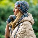 Czapka MERINO 100% Hope “Pastele” podszewka BAWEŁNA