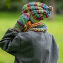 Czapka MERINO Smile “Cukierki” podszewka BAWEŁNA