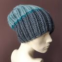 Grubas z alpaką czapka unsex czapa na srogą zimę:)