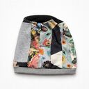 Czapka damska Smerfetka patchworkowa, na podszewce dobra na codzienne noszenie, wykonana w pojedyncz