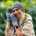 Czapka MERINO 100% Hope “Pastele” podszewka BAWEŁNA