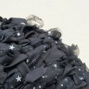 Piękna czapka zimowa w gwiazdki, sylwestrowa i świąteczna