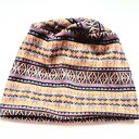 Czapka dzianinowa na podszewce Frida Boho - rozmiar uniwersalny
