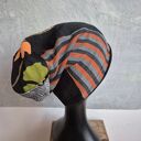 Czapka damska Smerfetka patchworkowa, na podszewce dobra na codzienne noszenie, wykonana w pojedyncz