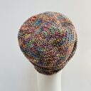 Kolorowa czapka całoroczna przejściowa cienka all season S/M